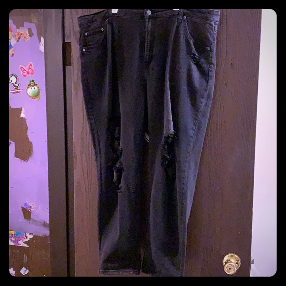 Black Target distressed Jeans